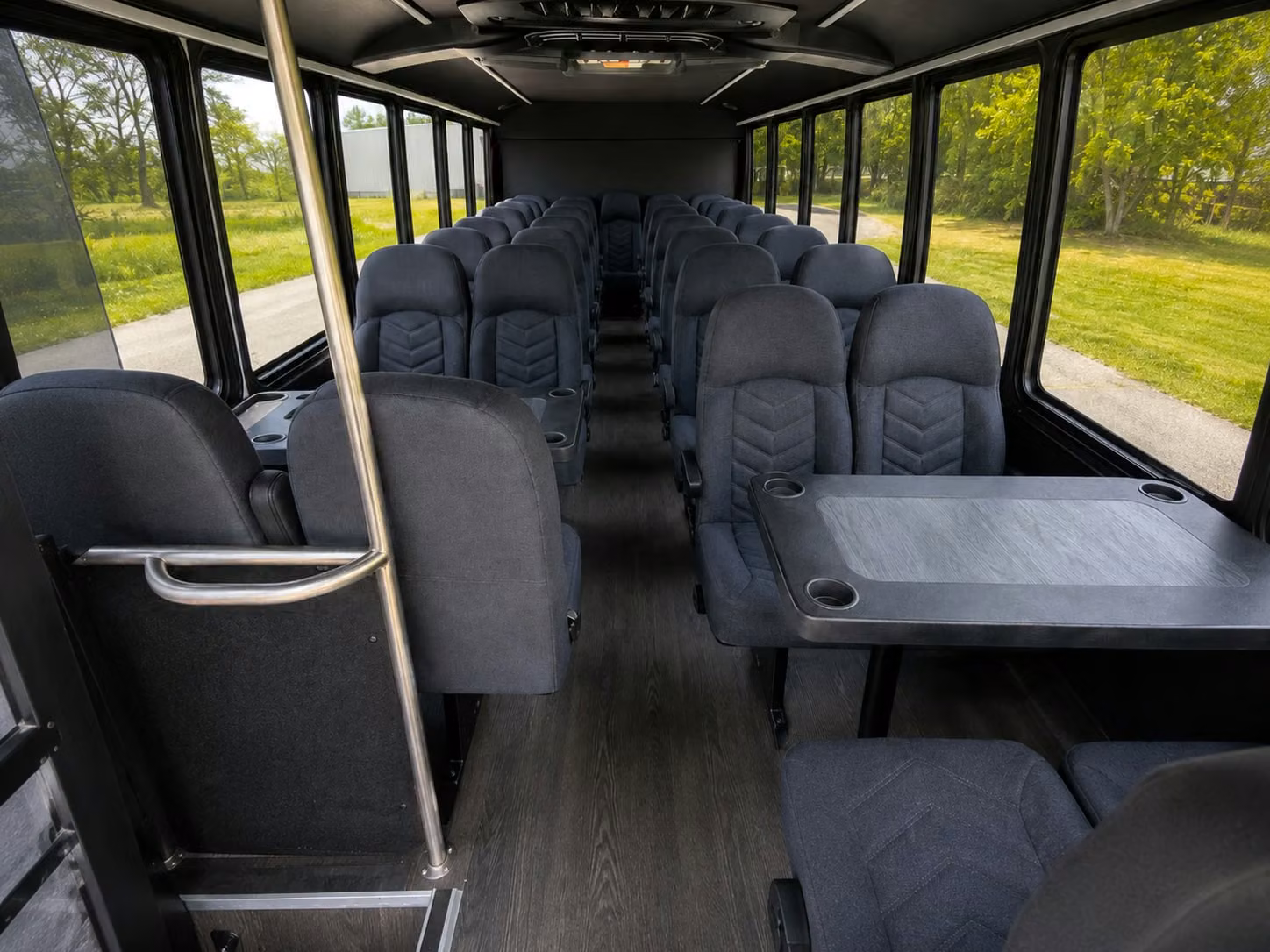 15 passenger minibus inside