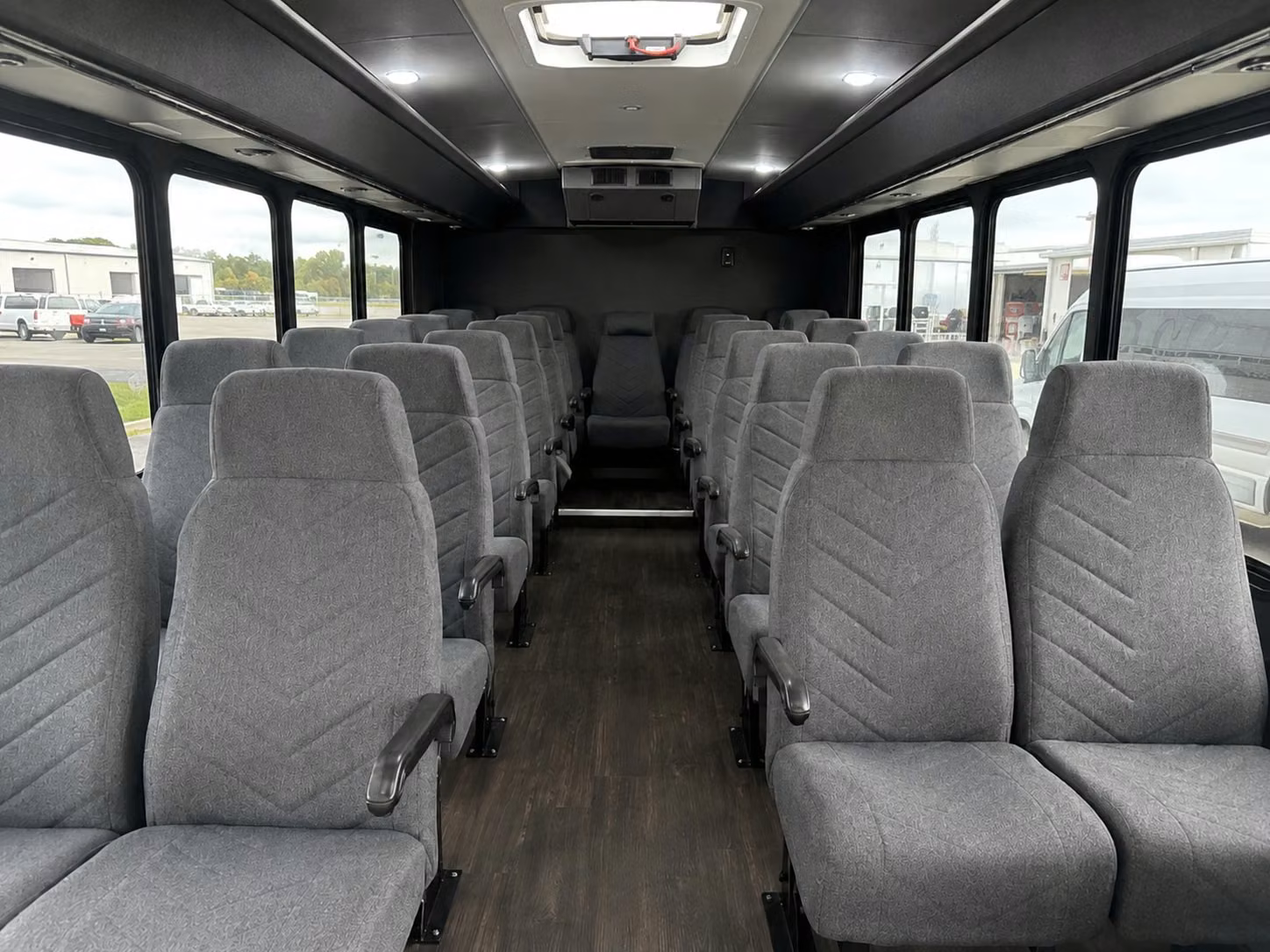 15 passenger minibus interior