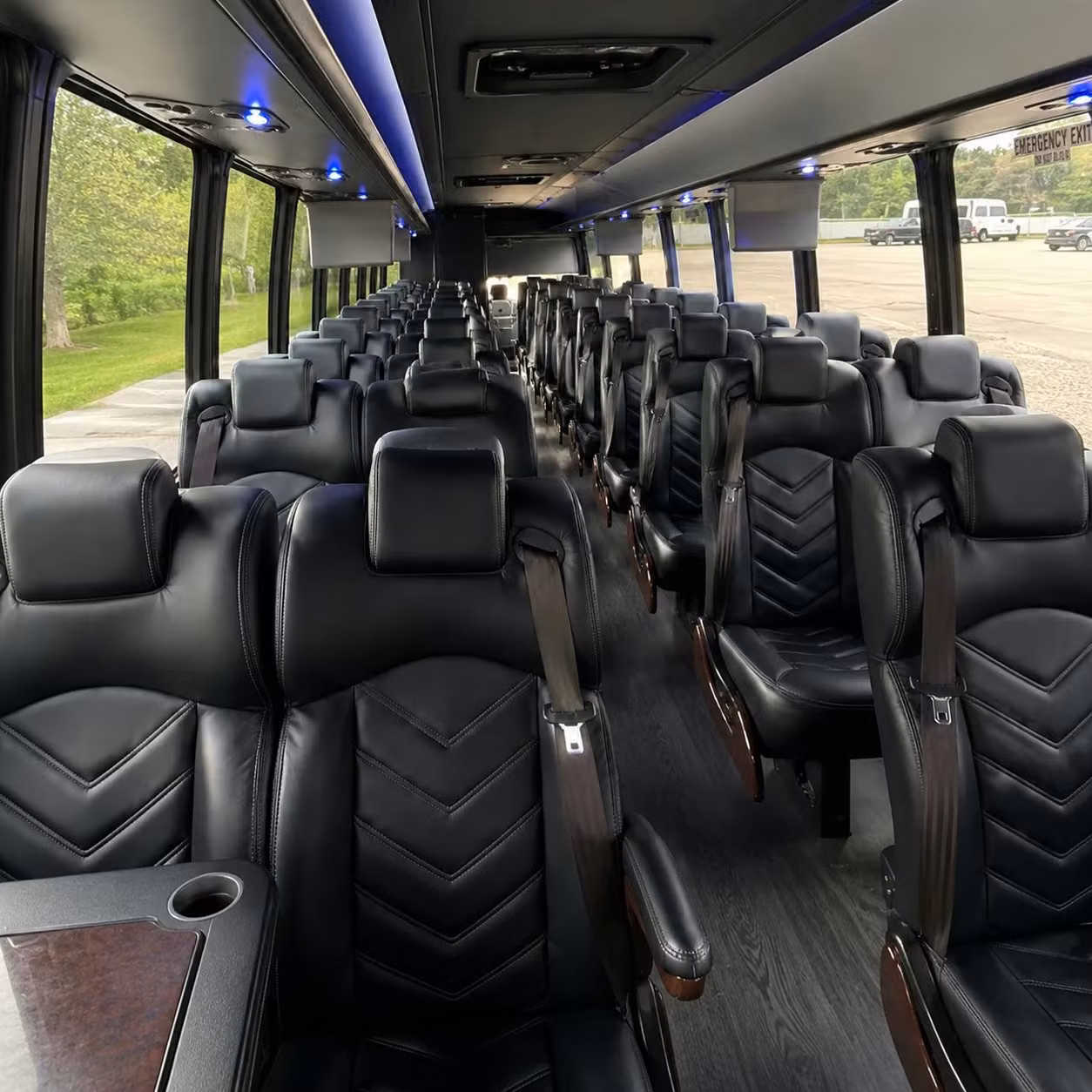 28 passenger minibus inside
