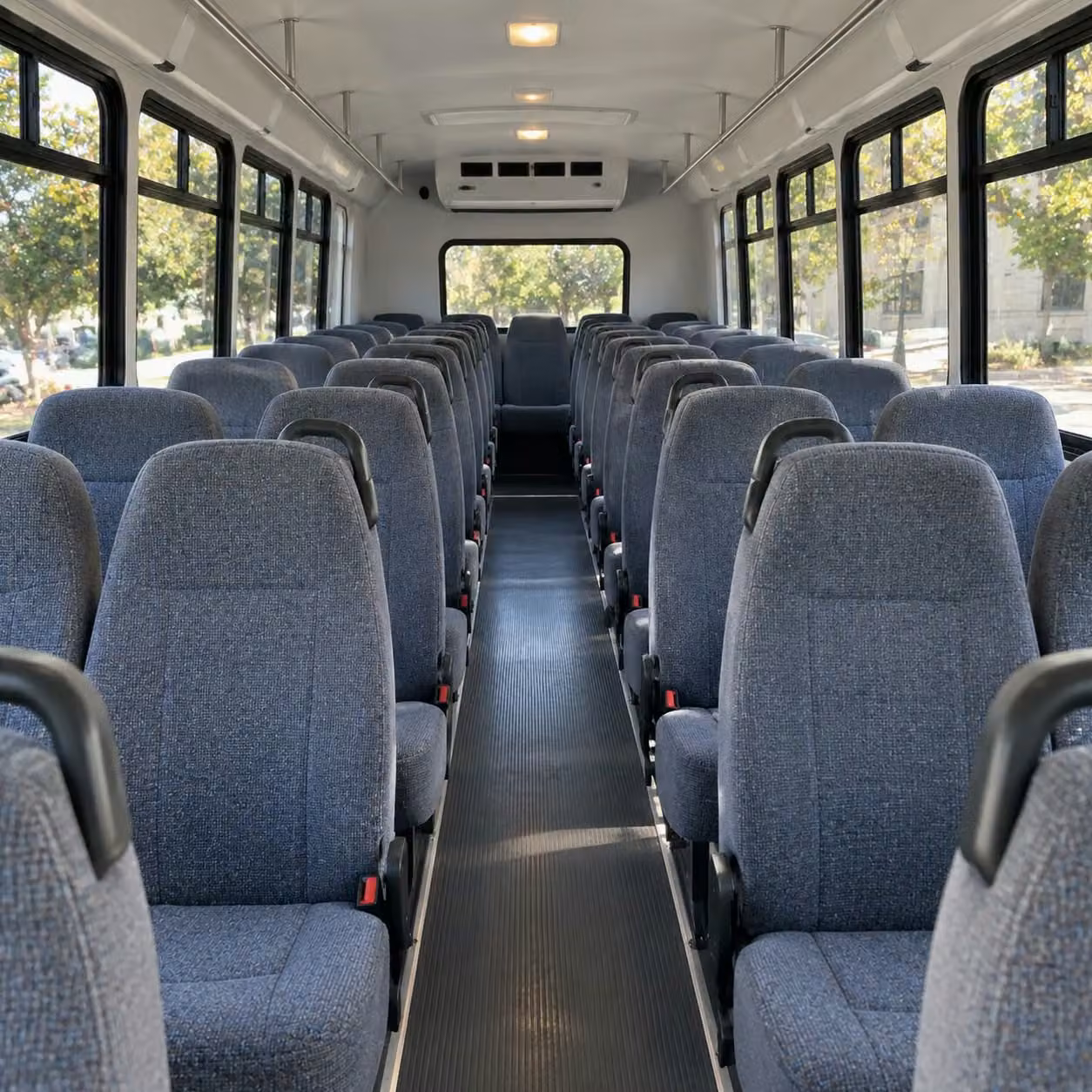28 passenger minibus interior
