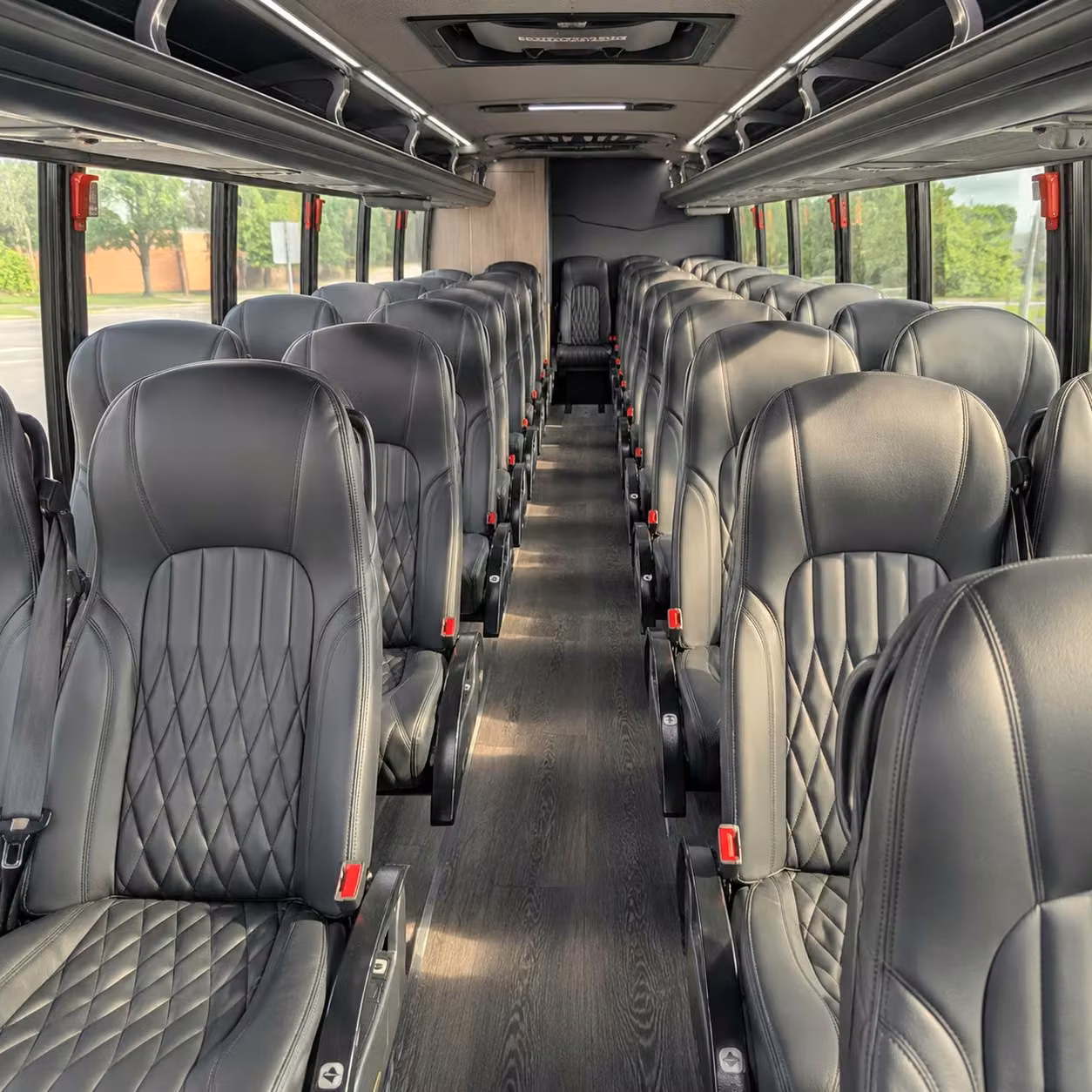 35 passenger minibus inside