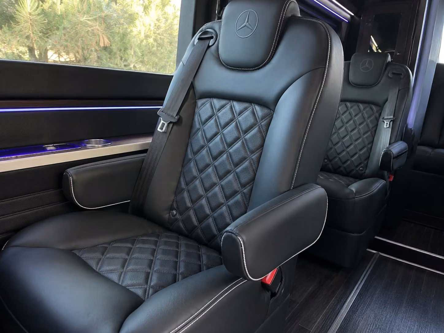 sprinter van with driver interior